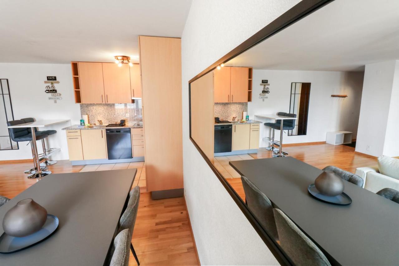 Logement Chaleureux Au Coeur De La Station Crans-Montana Dış mekan fotoğraf