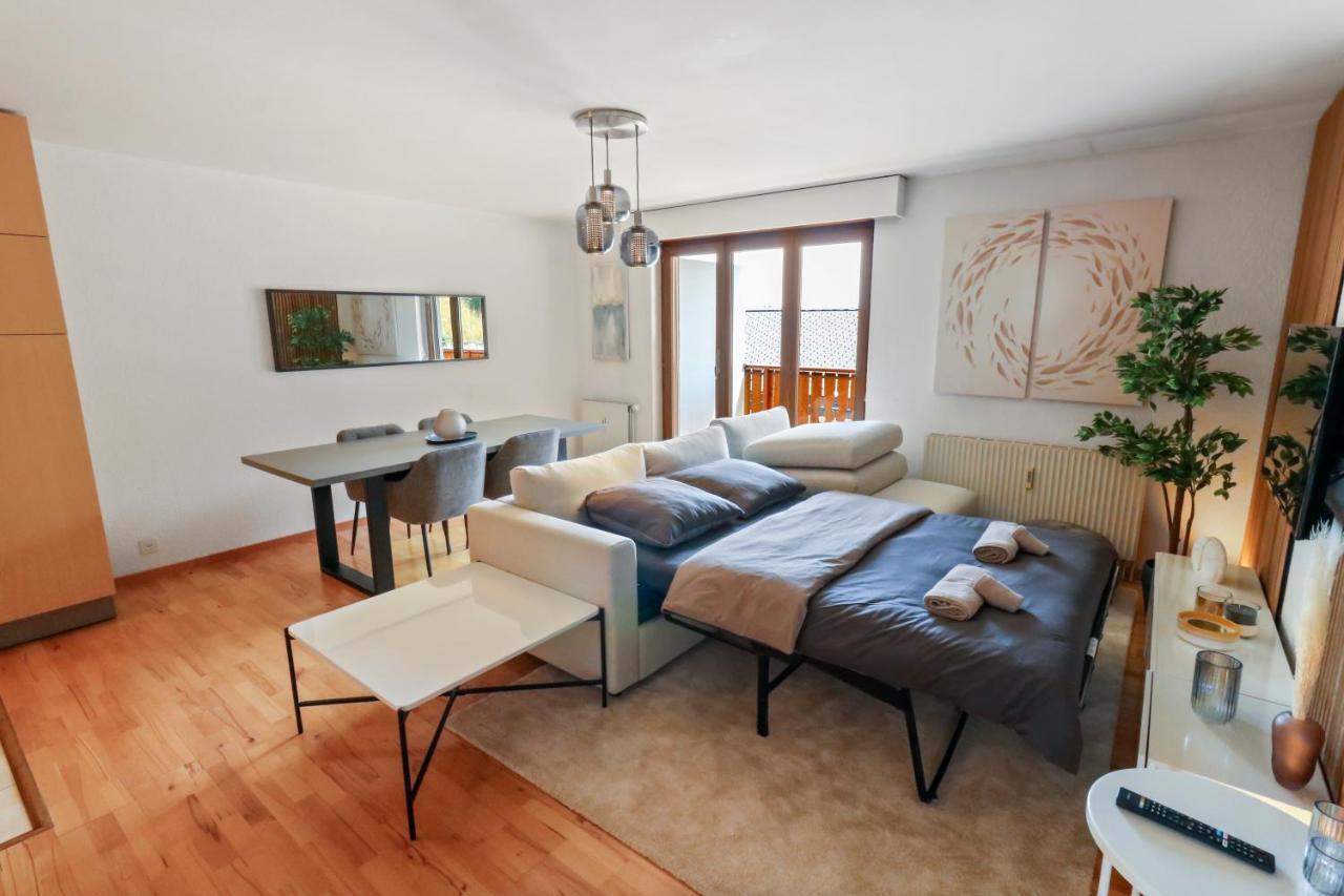 Logement Chaleureux Au Coeur De La Station Crans-Montana Dış mekan fotoğraf