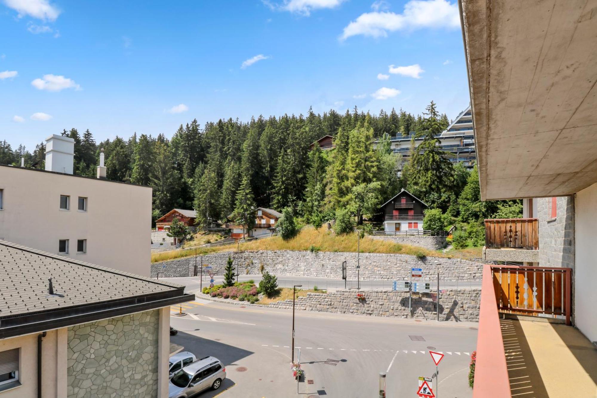 Logement Chaleureux Au Coeur De La Station Crans-Montana Dış mekan fotoğraf